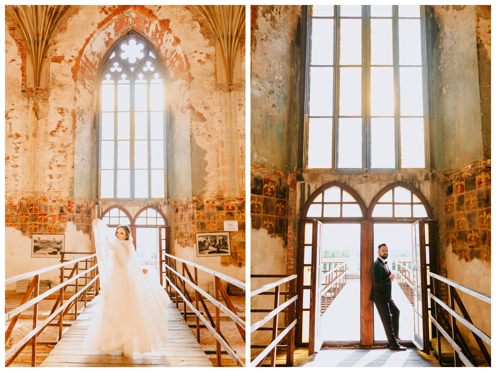 sesja ślubna w opuszczonym kościele wrocław