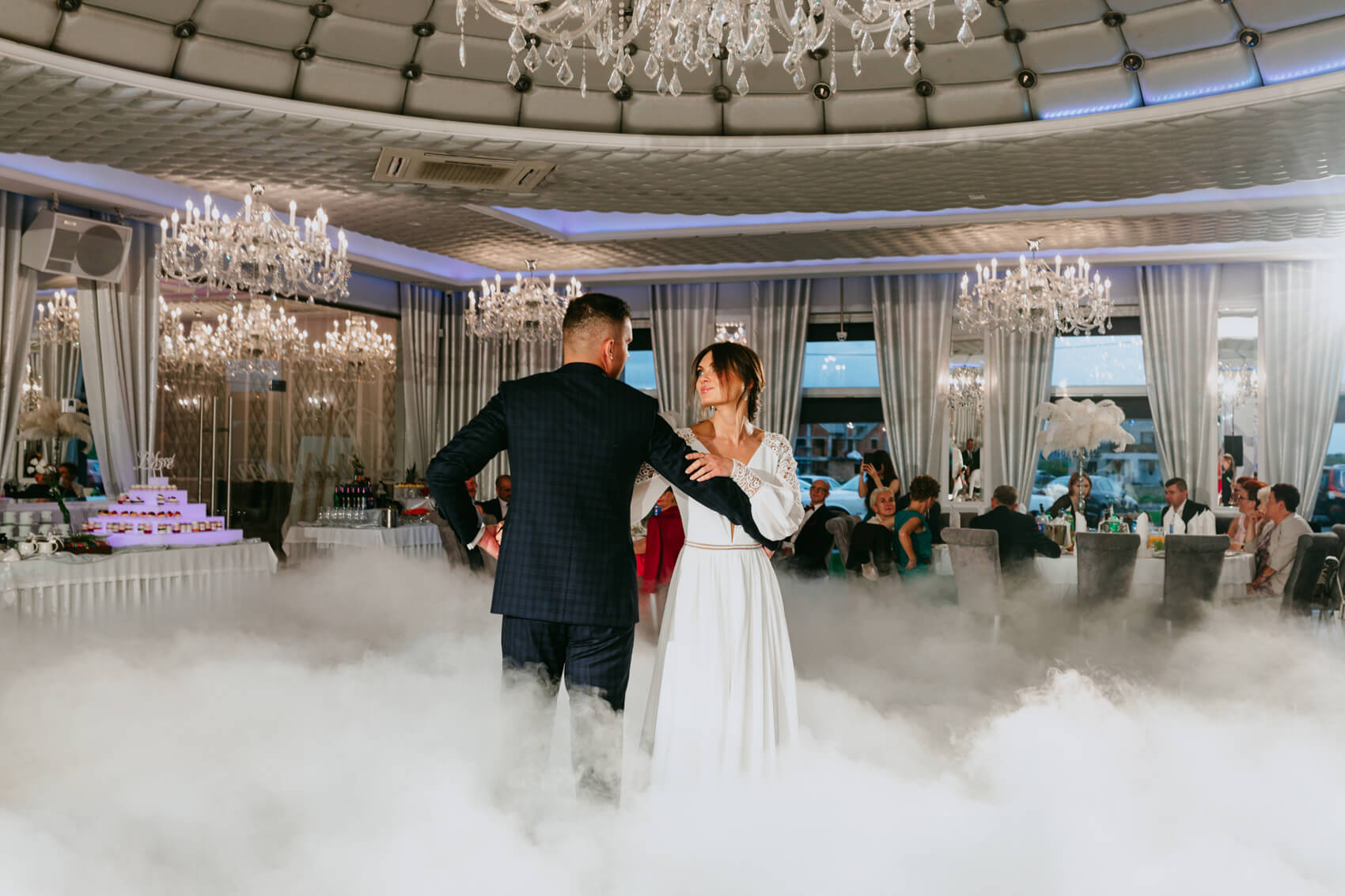 pierwszy taniec w chmurach, fotograf ślubny